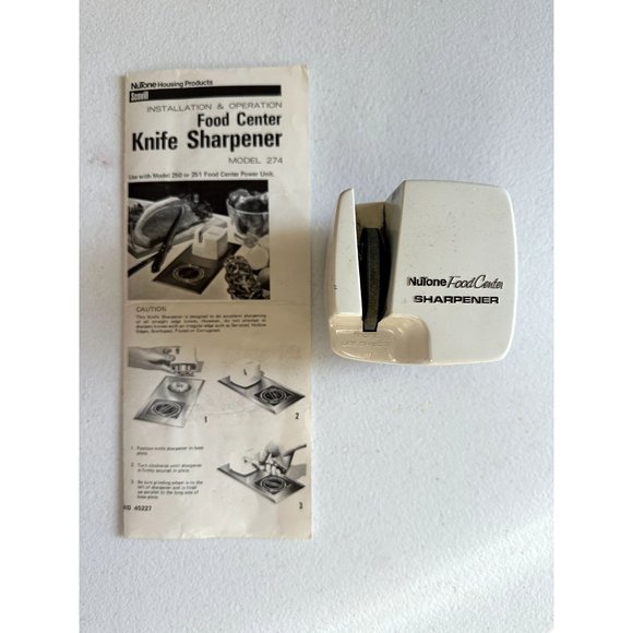 NuTone Food Center Accessory Knife Sharpener Model 274 - Picture 1 of 4